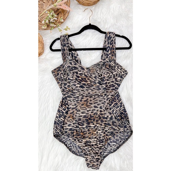 leopard print miraclesuit